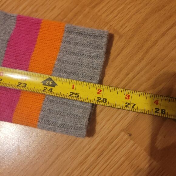 Tabitha Webb Womens Lambswool Colorful Striped Knit Sweater Size S Boho - Picture 6 of 7